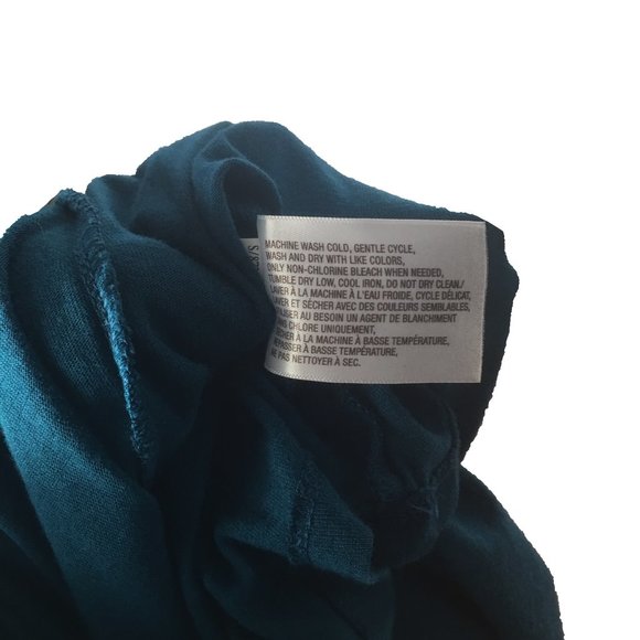 OLD NAVY Teal Midi Length Ruffle Dress Med - Picture 3 of 6